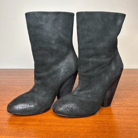 New in box, Marsèll Rafano Suede Black Boots - Picture 2 of 8